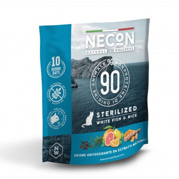 Necon Pet Food - Necon Natural Wellness Sterilizzati Pesce Bianco E Riso - Animalmania Store