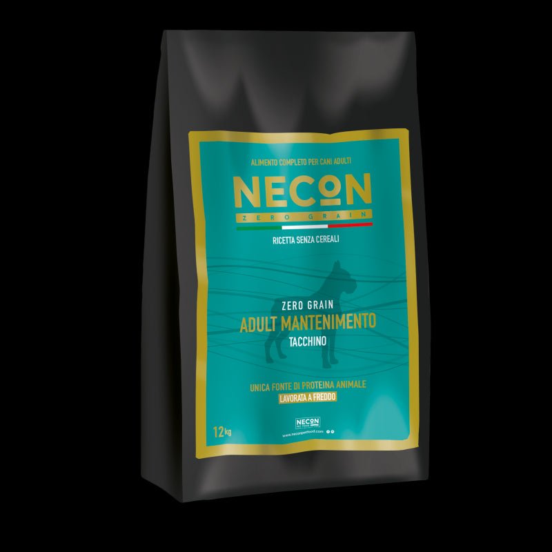 Necon Pet Food - Necon Zero Grain Adult Mantenimento Tacchino, Piselli E Favetta - Animalmania Store