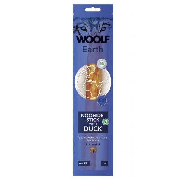 Woolf Earth - Snack Noohide Con Anatra Per Cani - Animalmania Store