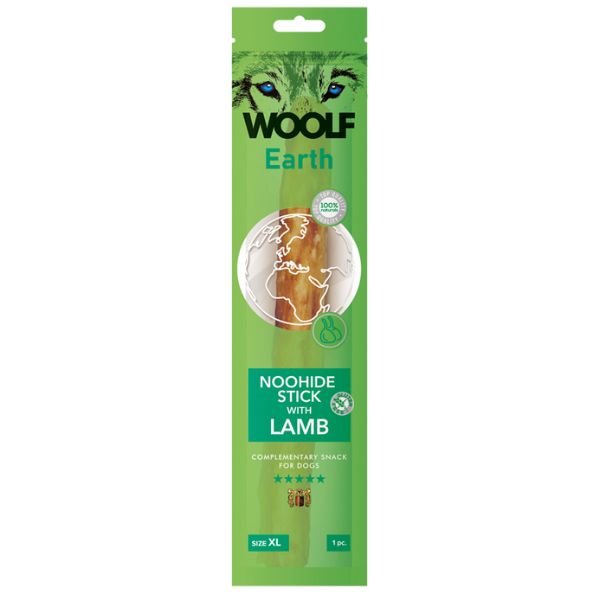 Woolf Earth - Snack Noohide Con Agnello Per Cani - Animalmania Store