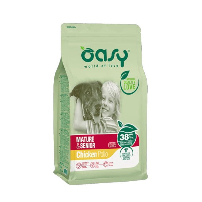 Oasy - Oasy Cane Lifestage Mature & Senior Pollo - Animalmania Store