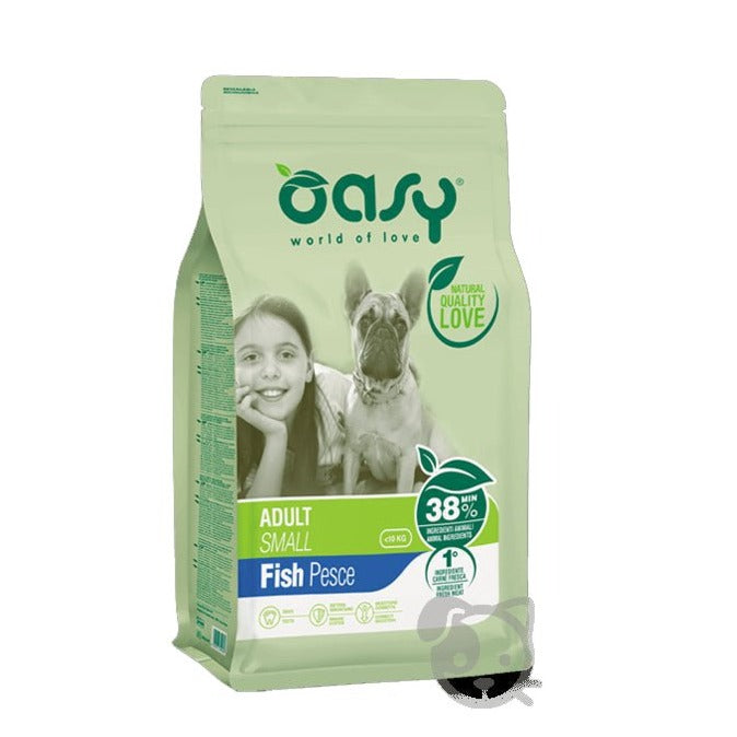 Oasy - Oasy Cane Adulto Lifestage Small Pesce - Animalmania Store