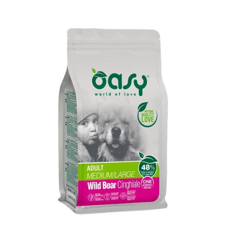 Oasy - Oasy Cane Adulto Oap Medium&Large Cinghiale - Animalmania Store