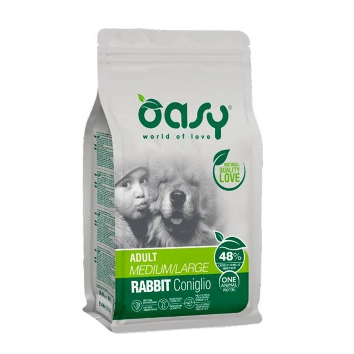 Oasy - Oasy Cane Adulto Oap Medium&Large Coniglio - Animalmania Store