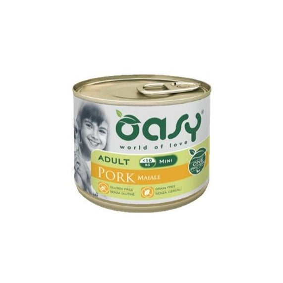 Oasy - Oasy Wet Dog One - Adult Small/Mini Lattina 200 Gr - Animalmania Store