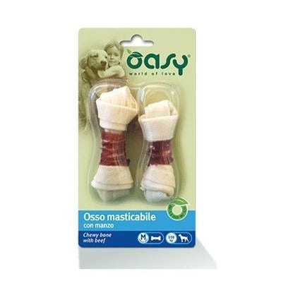 Oasy - Oasy Cane Snack Osso Masticabile Tg. M 54G - Animalmania Store