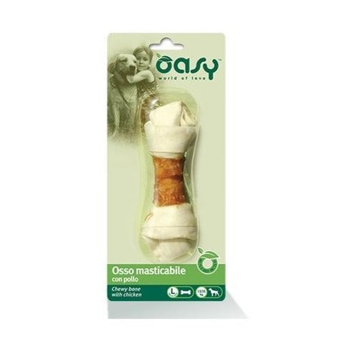 Oasy - Oasy Cane Snack Osso Masticabile Pollo Tg. L 67G - Animalmania Store