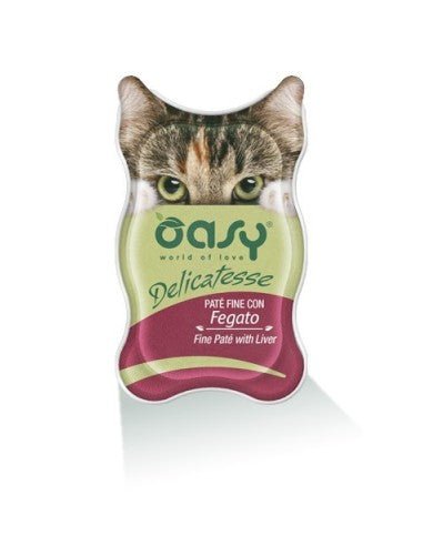 Oasy - Oasy Cat Delicatesse Paté Fine 85G - Animalmania Store