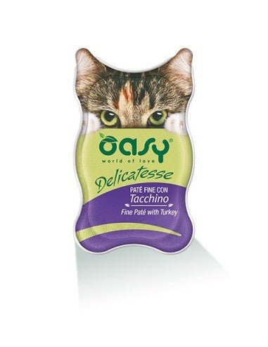 Oasy - Oasy Cat Delicatesse Paté Fine 85G - Animalmania Store