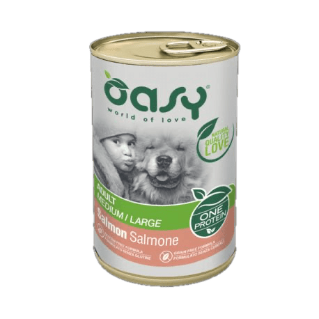 Oasy - Oasy Wet Dog One - Adult Medium/Large Lattina 400 Gr - Animalmania Store