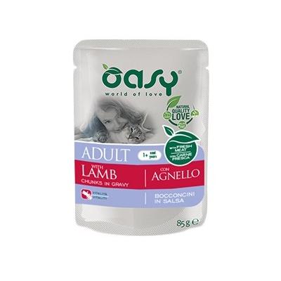 Oasy - Oasy Per Gatto Adult Con Bocconcini In Salsa Da 85 Gr - Animalmania Store