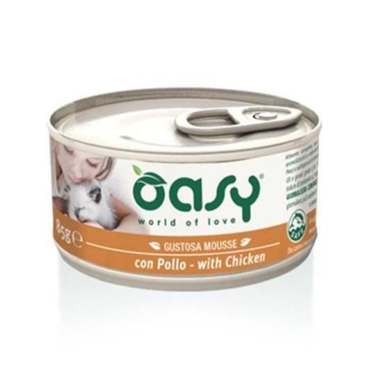 Oasy - Oasy Gatto Mousse 85 Gr - Animalmania Store