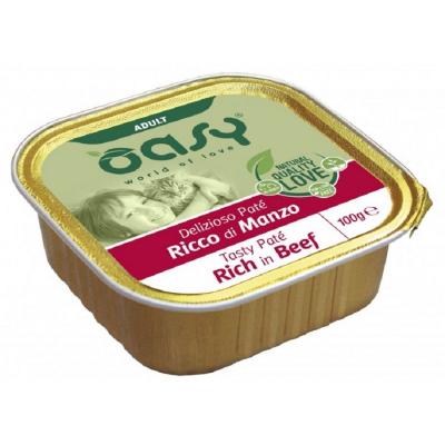 Oasy - Oasy Gatto Pate' Adult Vaschetta 100 Gr - Animalmania Store