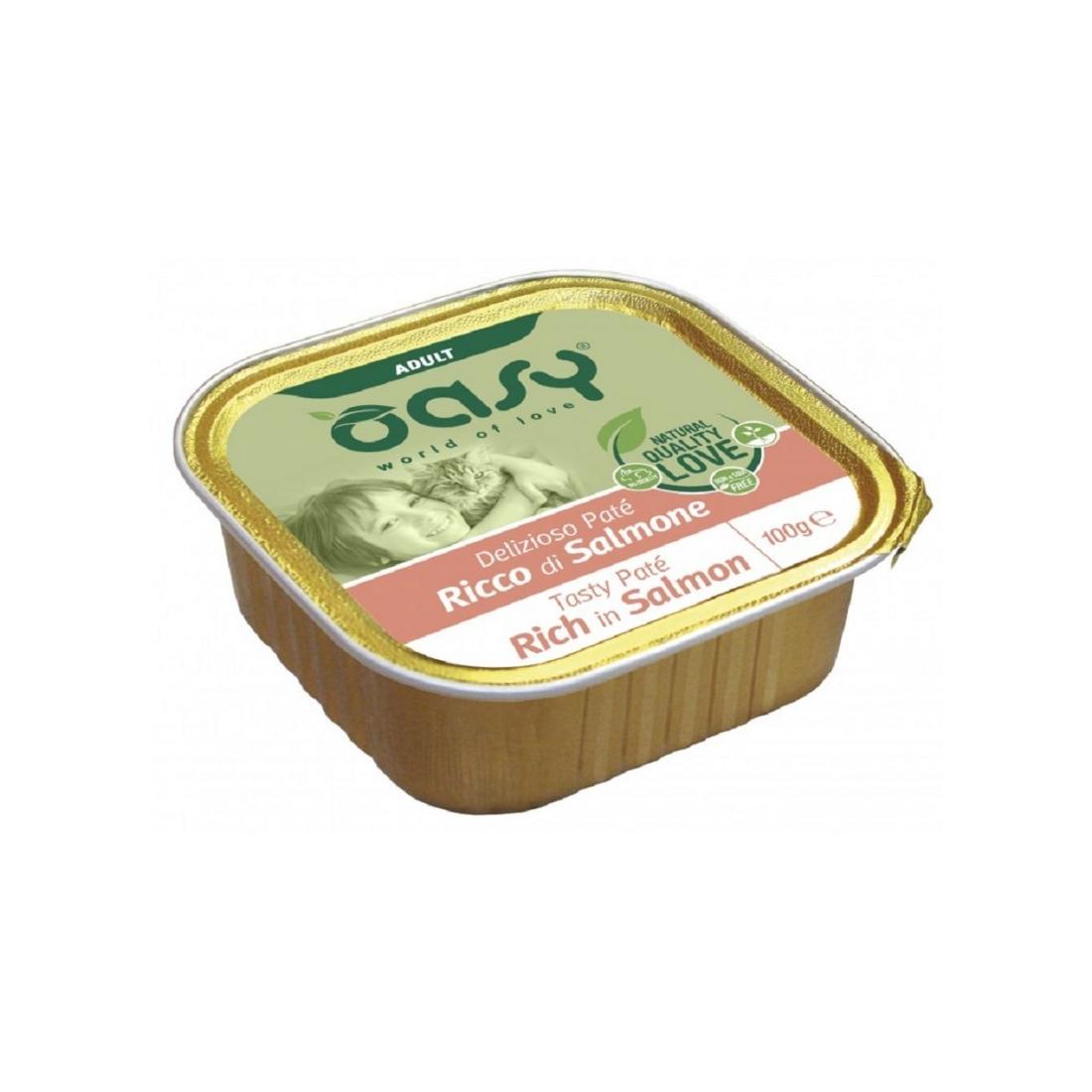 Oasy - Oasy Gatto Pate' Adult Vaschetta 100 Gr - Animalmania Store