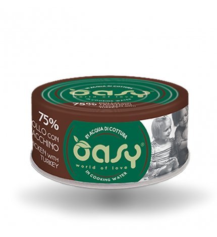 Oasy - Oasy Gatto Da 70 Gr In Lattina - Animalmania Store