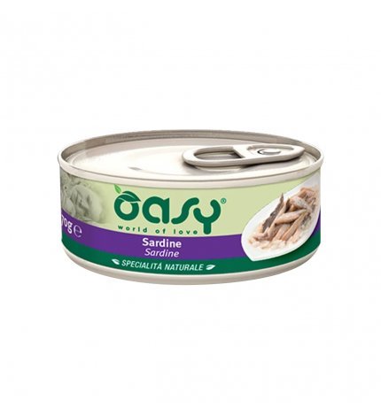 Oasy - Oasy Gatto Lattina 70 Gr - Animalmania Store