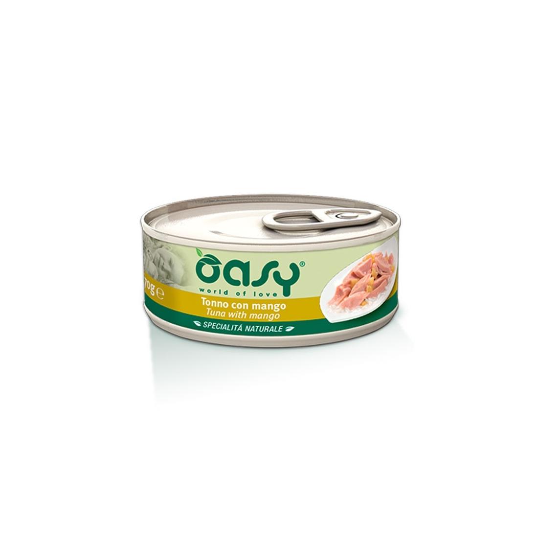 Oasy - Oasy Gatto Lattina 70 Gr - Animalmania Store