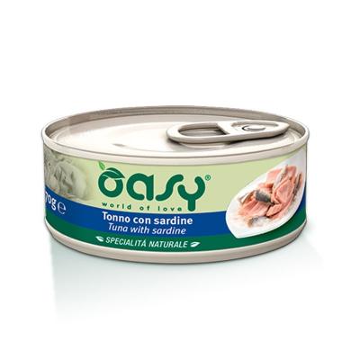 Oasy - Oasy Gatto Lattina 70 Gr - Animalmania Store