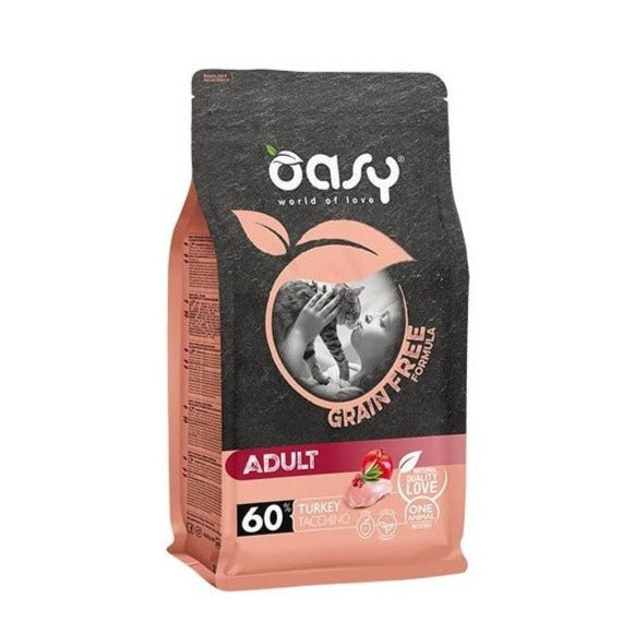 Oasy - Oasy Grain Free Adult Con Tacchino - Animalmania Store