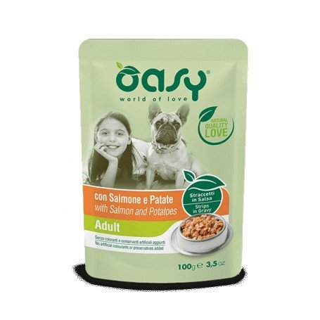 Oasy - Oasy Dog Straccetti In Salsa - 100G - Animalmania Store