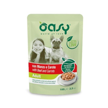 Oasy - Oasy Dog Straccetti In Salsa - 100G - Animalmania Store