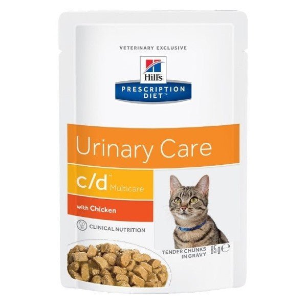 Hill's Science Plan - Hill'S Prescription Diet Feline C/D Pollo Bustine Per Gatti Multipack 12 pezzi - Animalmania Store