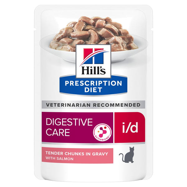 Hill's Science Plan - Hill'S Prescription Diet I/D Salmone Bustina 85G Per Gatti - Animalmania Store