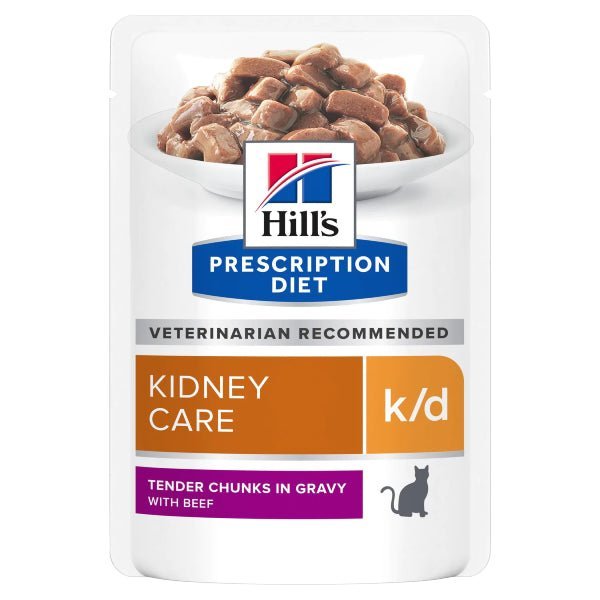 Hill's Science Plan - Hill'S Prescription Diet Cat K/D Manzo 85G Multipack 12 pezzi - Animalmania Store