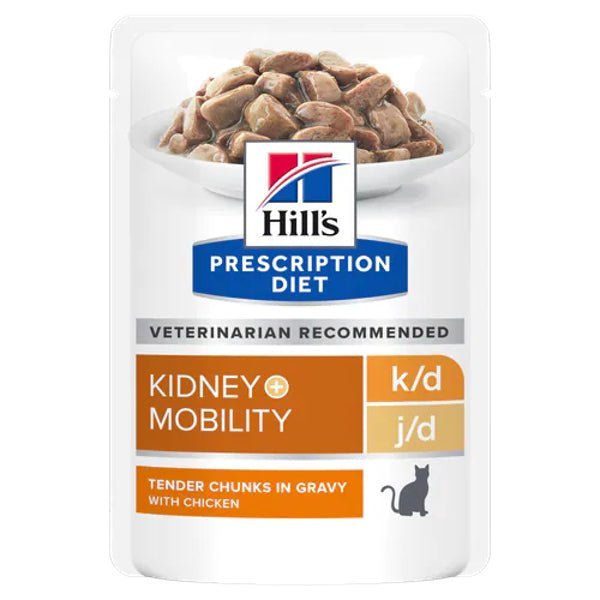 Hill's Science Plan - Hill'S Prescription Diet Cat K/D + Mobility Bustina 85G Multipack 12 pezzi - Animalmania Store