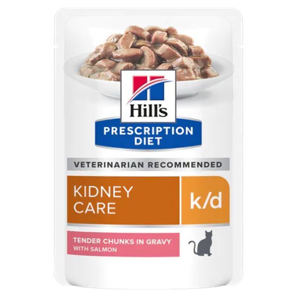 Hill's Science Plan - Hill'S Prescription Diet Cat K/D Salmone 85G Multipack 12 pezzi - Animalmania Store