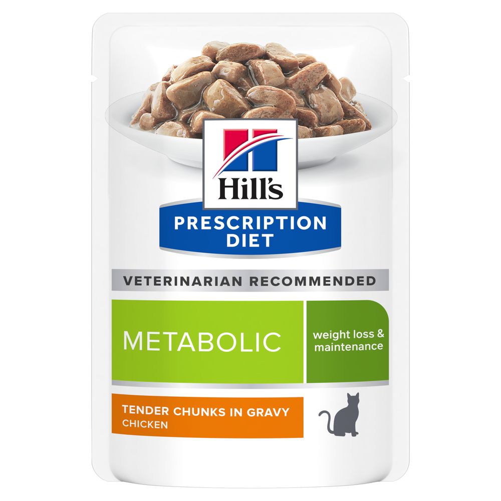 Hill's Science Plan - Hill'S Prescription Diet Metabolic Feline Pollo Bustine 85G Per Gatti - Animalmania Store