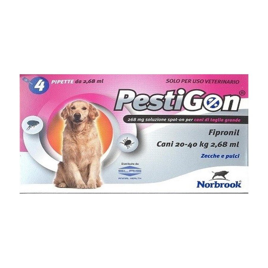 Pestigon - Pestigon antiparassitario cane 20-40kg 4 pipette - Animalmania Store