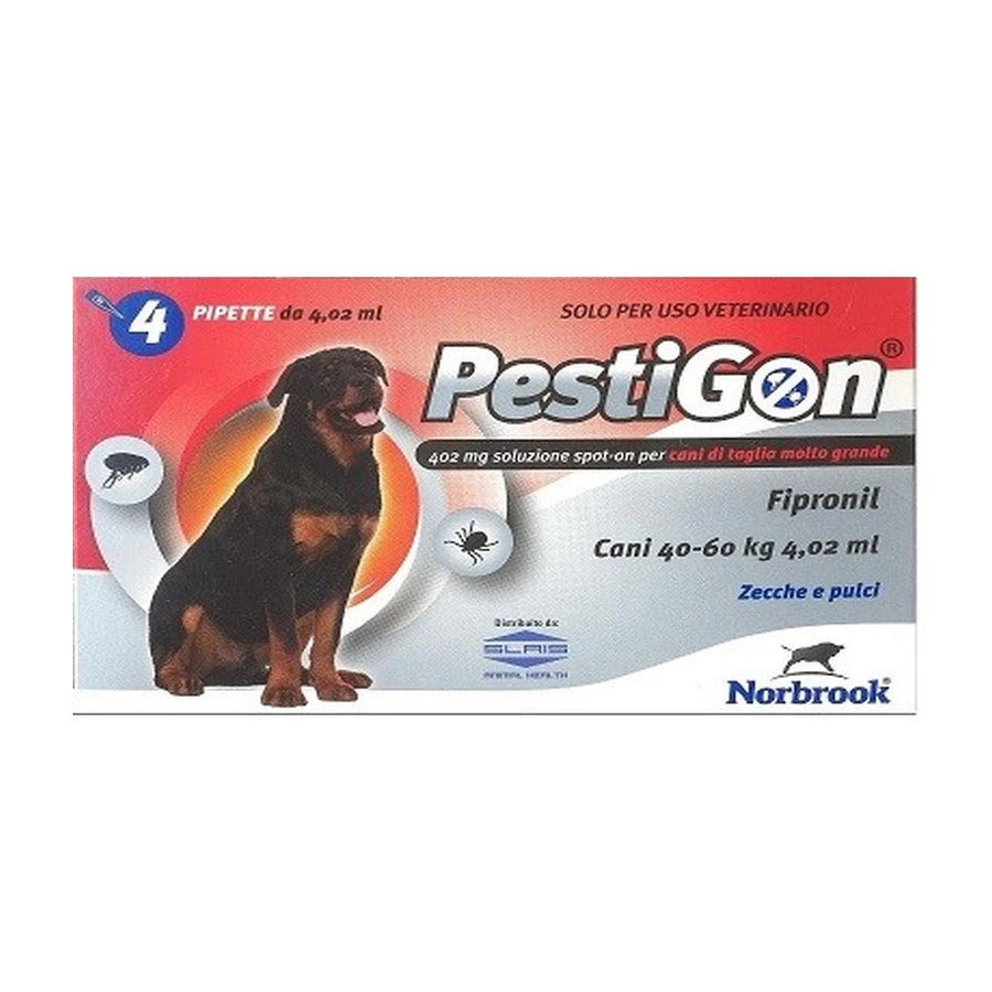 Pestigon - Pestigon antiparassitario cane 40-60kg 4 pipette - Animalmania Store
