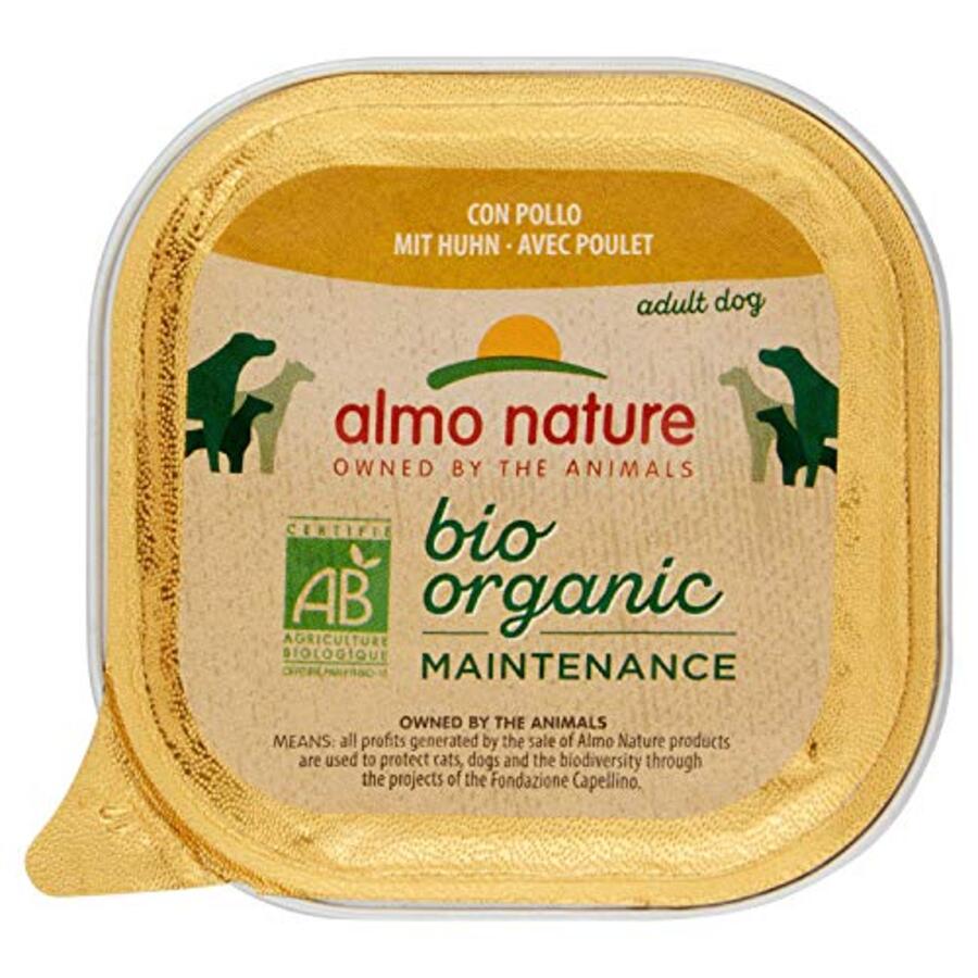 Almo Bio cane vaschetta gusto pollo 100 gr
