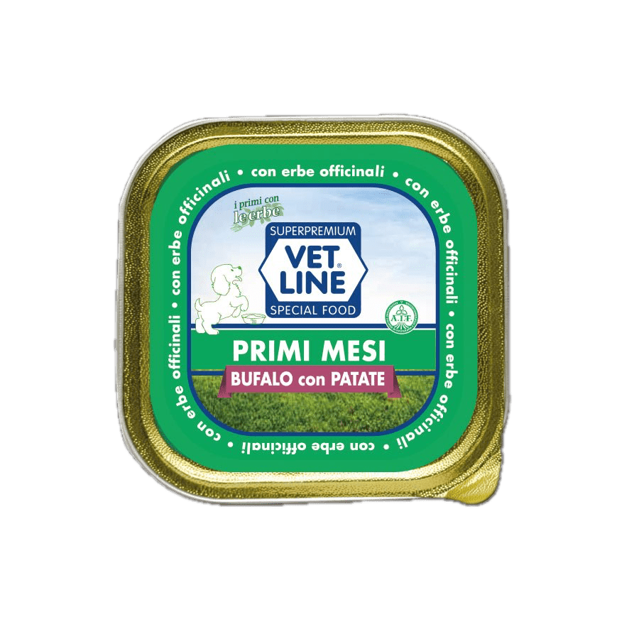 VetLine - Primi Mesi Bufalo 150G per Cani - Animalmania Store