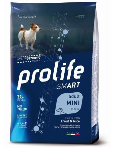 Prolife - Prolife Smart Adult Mini Trota E Riso per Cani - Animalmania Store