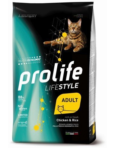 Prolife - Prolife Cat Lifestyle Adult Pollo E Riso - Animalmania Store