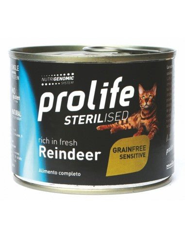 Prolife - Prolife Cat Sterilised Grainfree Sensitive Renna - Animalmania Store