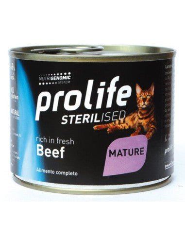 Prolife - Prolife Cat Sterilised Mature Manzo - Animalmania Store