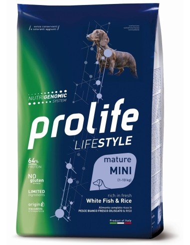 Prolife - Prolife Lifestyle Mature Mini Pesce Bianco E Patate per Cani - Animalmania Store