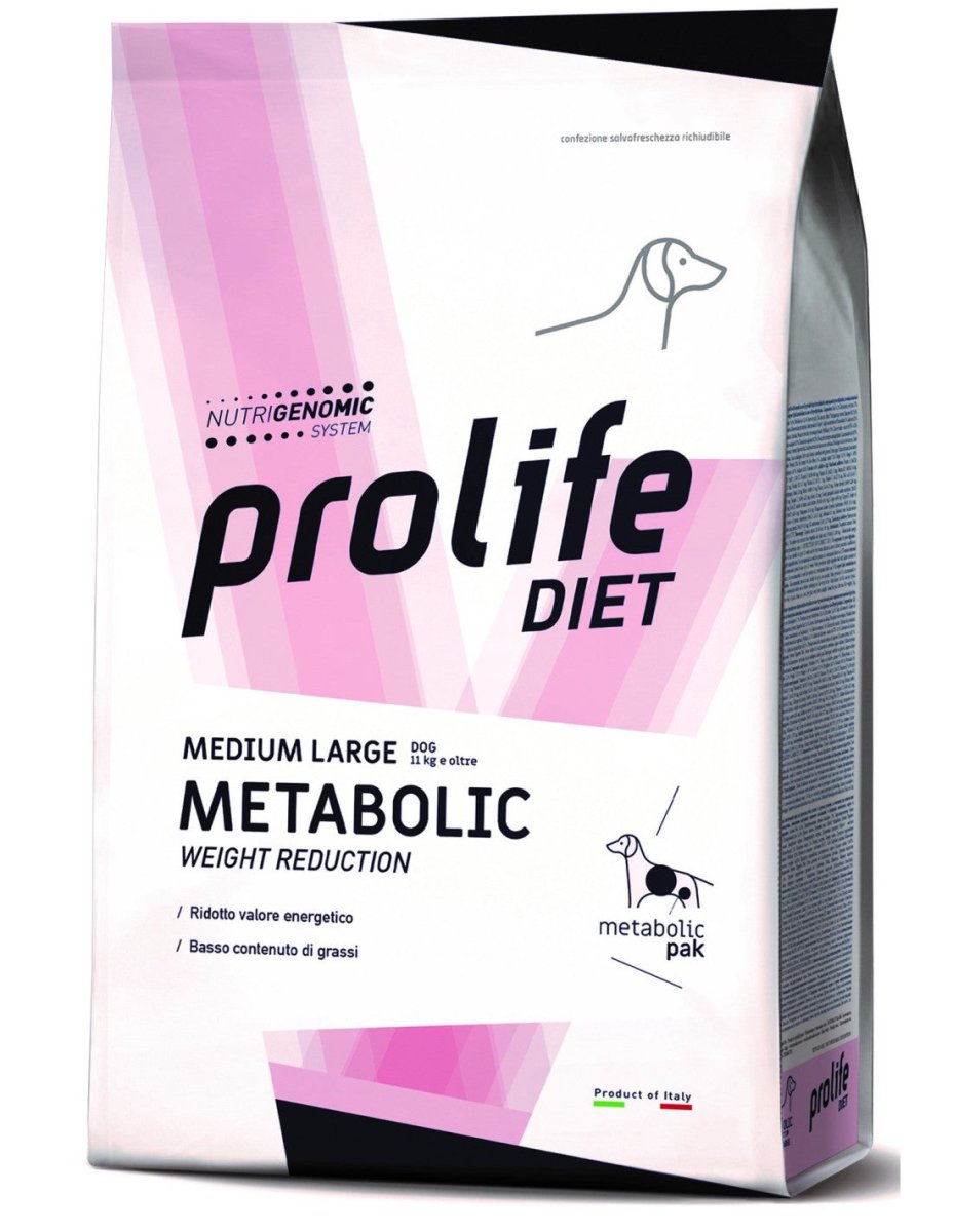 Prolife - Prolife Dog Metabolic M/L - Animalmania Store