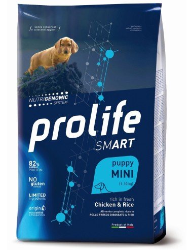 Prolife - Prolife Smart Puppy Mini Pollo E Riso per Cani - Animalmania Store