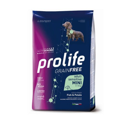 Prolife - Prolife Grainfree Adult Sensitive Mini Sogliola E Patate per Cani - Animalmania Store