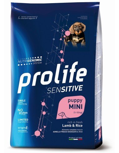 Prolife - Prolife Sensitive Puppy Mini Agnello E Riso per Cani - Animalmania Store