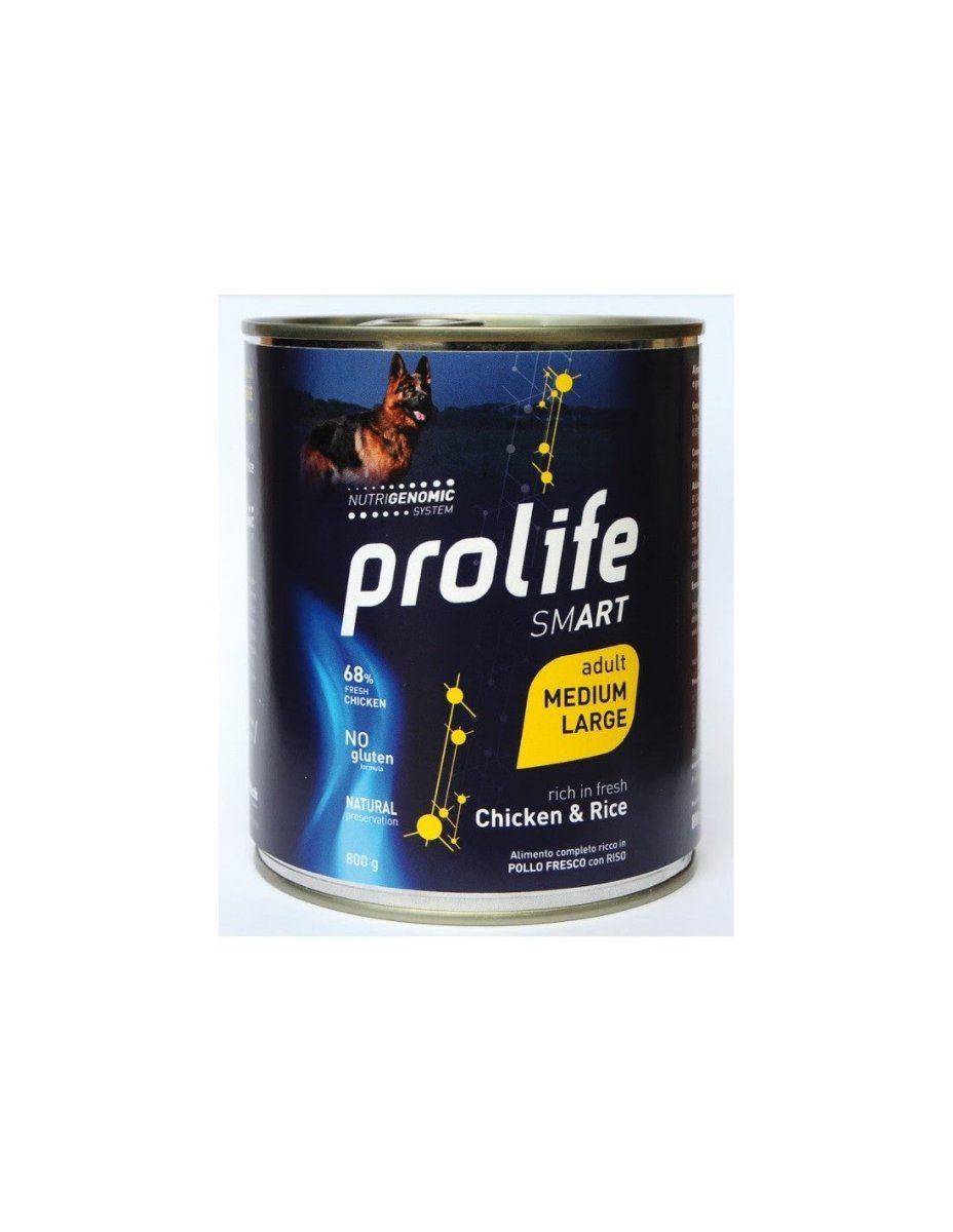 Prolife - Prolife Smart Adult Medium/Large Con Pollo E Riso per Cani - Animalmania Store