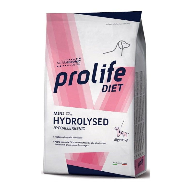Prolife - Prolife Hydrolysed Hypoallergenic Per Cani Mini - Animalmania Store