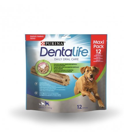 Purina Pro Plan - Purina Dentalife Snack Cane Daily Oralcare Large 12 Pezzi 426 Gr - Animalmania Store