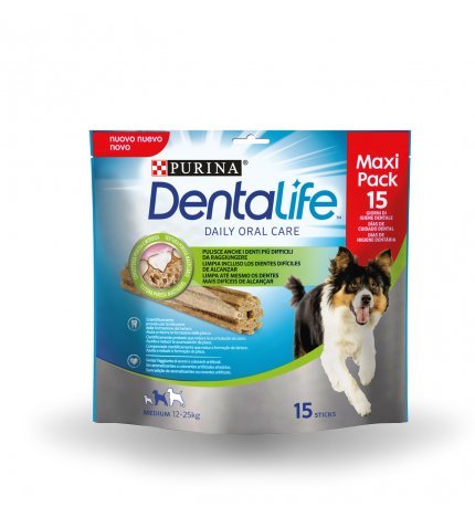 Purina Pro Plan - Purina Dentalife Snack Cane Daily Oralcare Medium 15 Pezzi 345 Gr - Animalmania Store