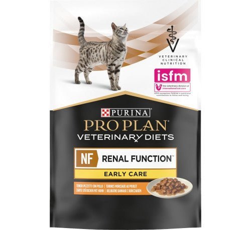 Purina Pro Plan - Purina Pro Plan Veterinary Diet Nf Renal Function Early Care Con Pollo Per Gatti Multipack 10 pezzi - Animalmania Store