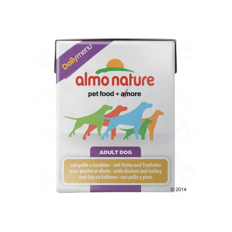 Almo Nature - Almo Nature Daily Menu Adult gusto Pollo e Tacchino 375 gr per Cani - Animalmania Store